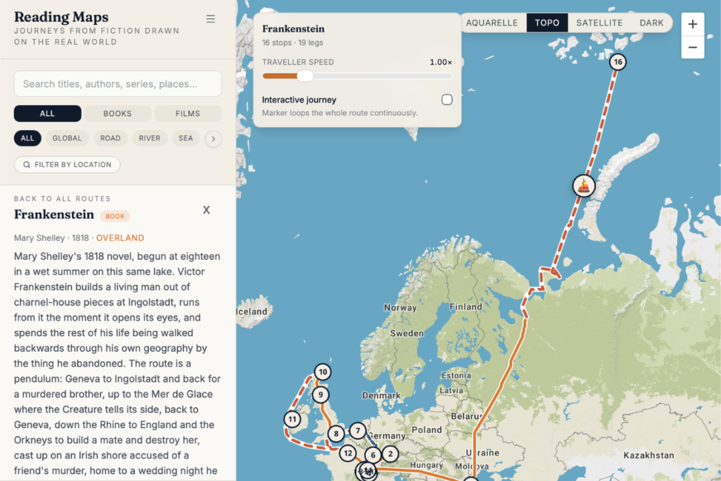 Gerçeklikten uzaklaşırken dünyayı keşfetmek: Reading Maps
